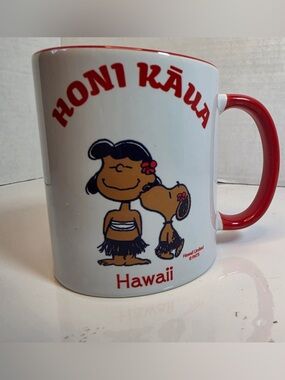 Peanuts Snoopy Hawaii Mug Honi Kaua